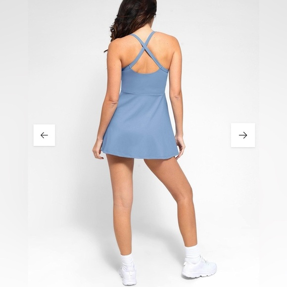 POPILUSH Shapewear Dress Square Neck Workout - Medium - Picture 5 of 10